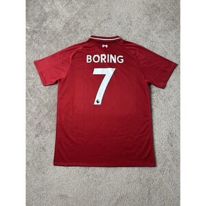 Mens Soccer Jersey 2018 Liverpool #7 Boring James Milner, Y2K Football, Size XL